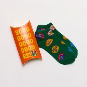Four Square Lucky Dip Green Socks