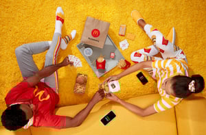 McDonalds McDelivery promotional merch