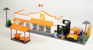 The Home Depot Canada NovaBrix store brick set
