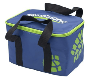 Blundstone chilly bag that holds 6 cans or bottles