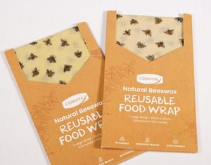 Comvita (NZ) enritonmentally friendly reusable food wrap made from honey beeswax