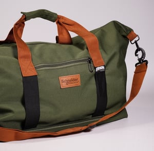 Ideal Electrical (NZ) high-quality barrel bag co-branded with Schneider