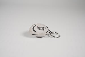Bunnings Trade rugby ball keyring by Novelli