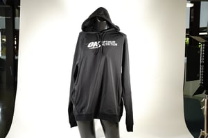 Novelli designed O.N. branded black hoodie