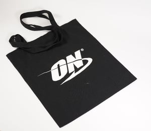 Novelli designed O.N. branded black tote bagr